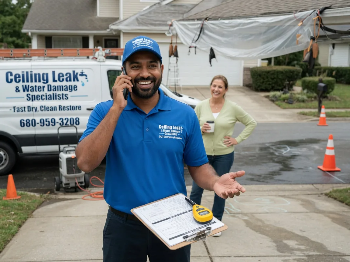 Ceiling Leak Cleanup Weaverville, NC FAQs